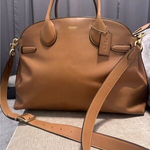 Coach Empire Carryall 40 Honey Brown Leather Bag